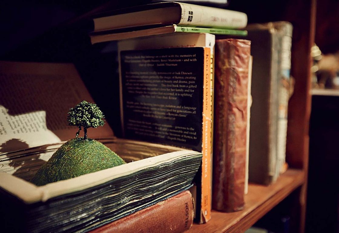 An image of props used by Punchdrunk theatrical experiences, a charity supported by the Ellis Campbell Foundation, helping disadvantaged young people in Hampshire, London and Perthshire