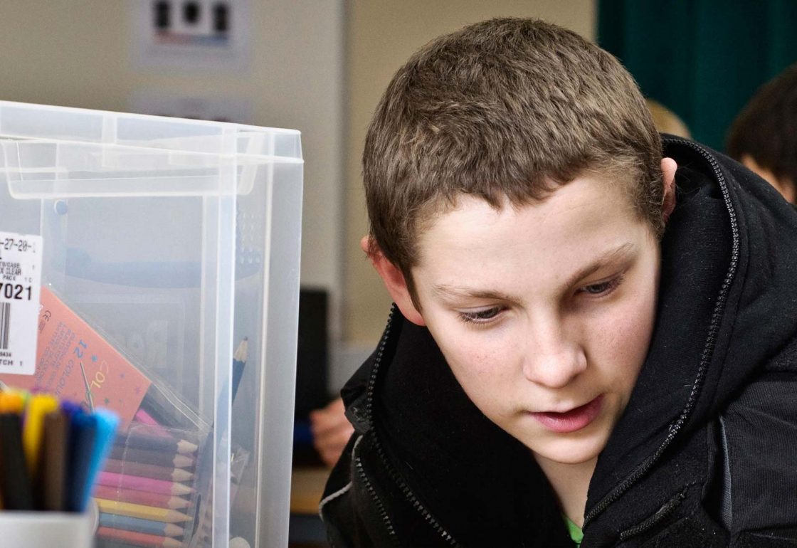 A photo of a young boy in the UK Youth programme - An Ellis Campbell Foundation charitable grant