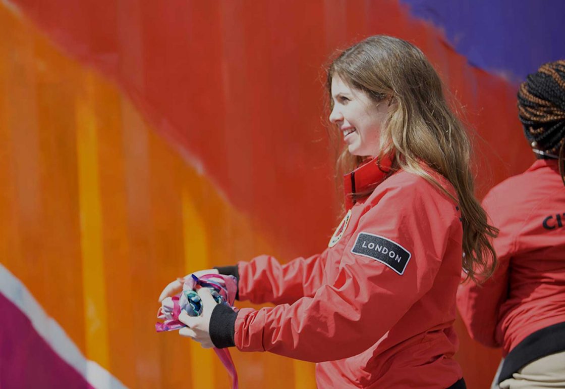 Smiling female volunteer - Ellis Campbell Foundation City Year UK Training Programme Grant