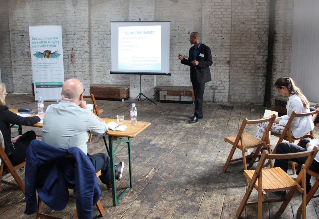 A colour image of a mentoring session at HATCH, a charity supported by the Ellis Campbell Foundation