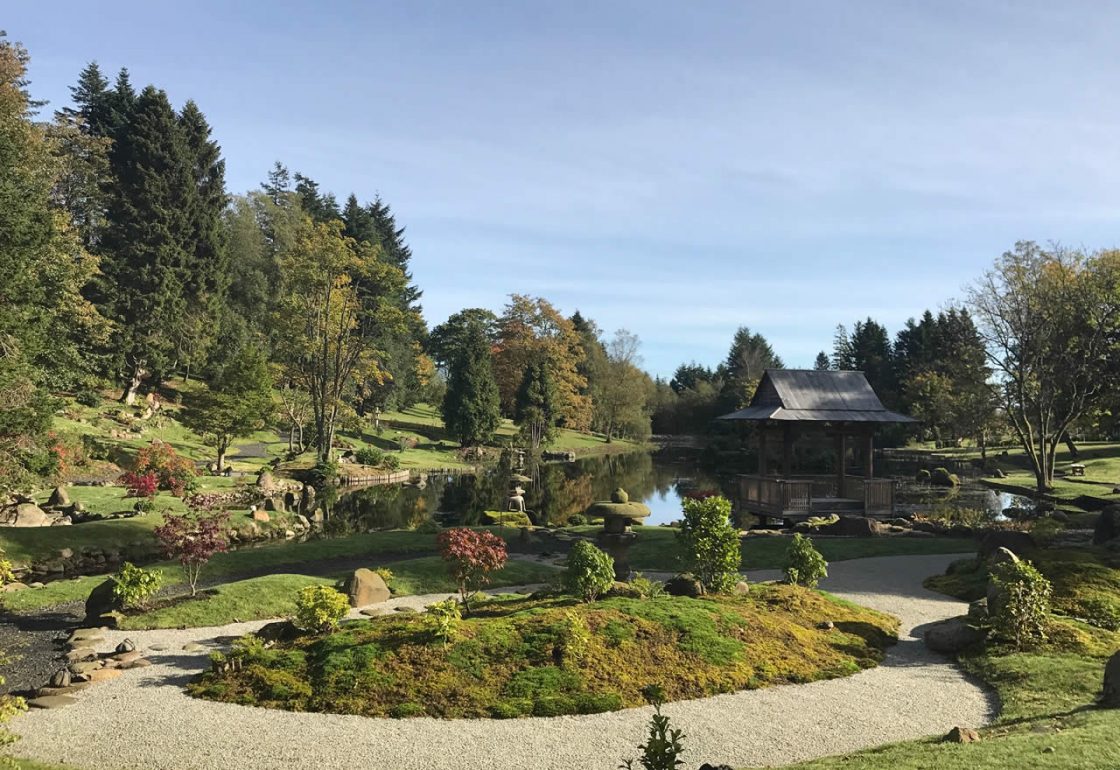 A colour image of the Japanese Garden Restoration Project Perthshire supported by The Ellis Campbell Foundation 2017-October