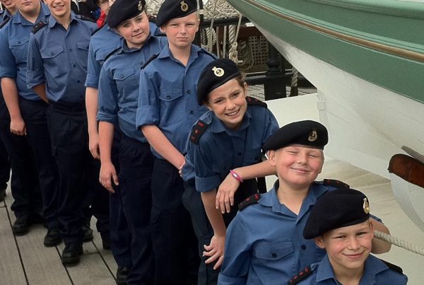 A colour image of Marine Society Sea Cadets supported by The Ellis Campbell Foundation
