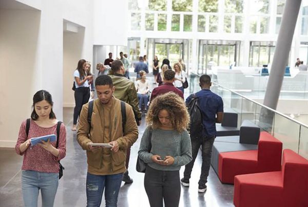 A colour image of a group of teenagers taking part in the Achievement for All programme supported by The Ellis Campbell Foundation