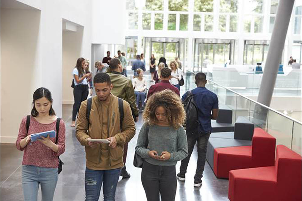 A colour image of a group of teenagers taking part in the Achievement for All programme supported by The Ellis Campbell Foundation