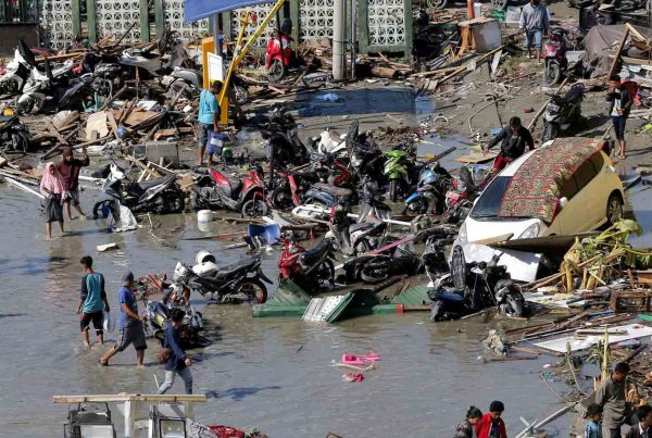 An image of the devastation and destruction caused by the Indonesian Tsunami September 2018 - A DEC Appeal supported by the Ellis Campbell Foundation