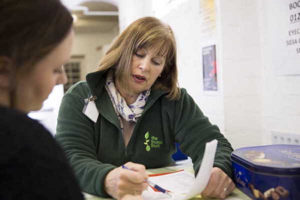 Getting Help from the Trussell Trust supported by the Ellis Campbell Foundation